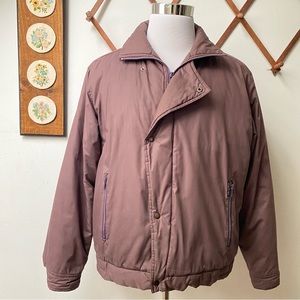 Vintage 1980s Members Only Maroon Bomber Jacket